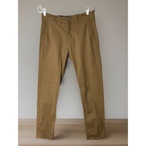 Denim & Flower Chino Pants Mens 30 Brown Cotton Slim Fit Preppy Classic Casual